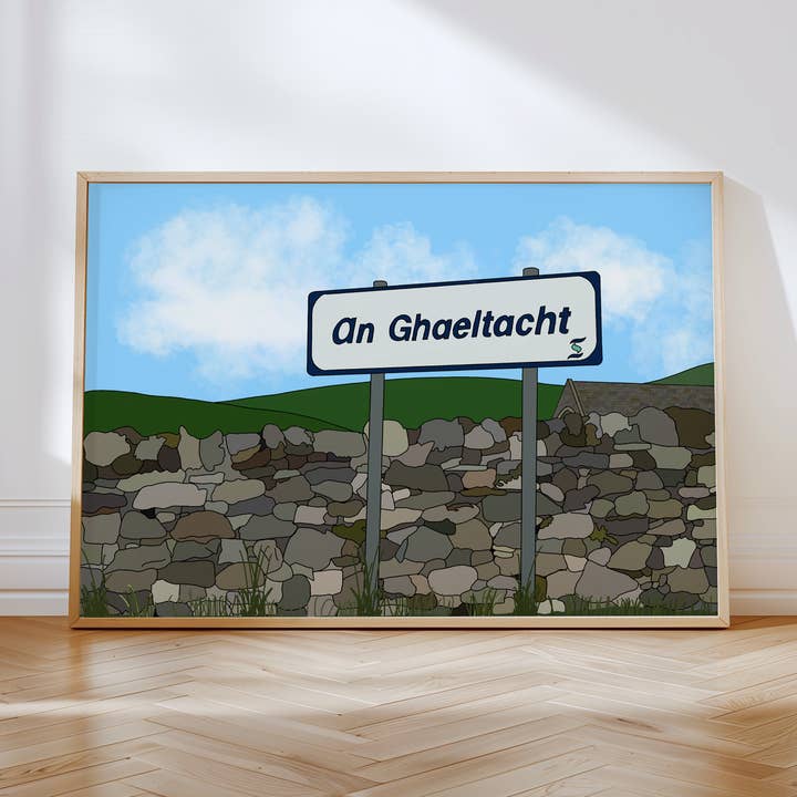 An Ghaeltacht pour la vente par Connect The Dots Design