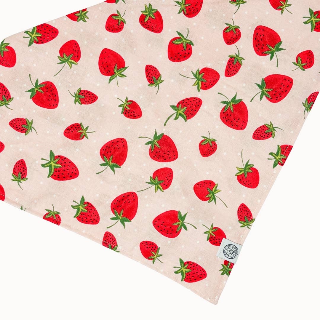 Berry Dog Bandana | Strawberry Fruit Pink Pet Accessory for wholesale on Faire1