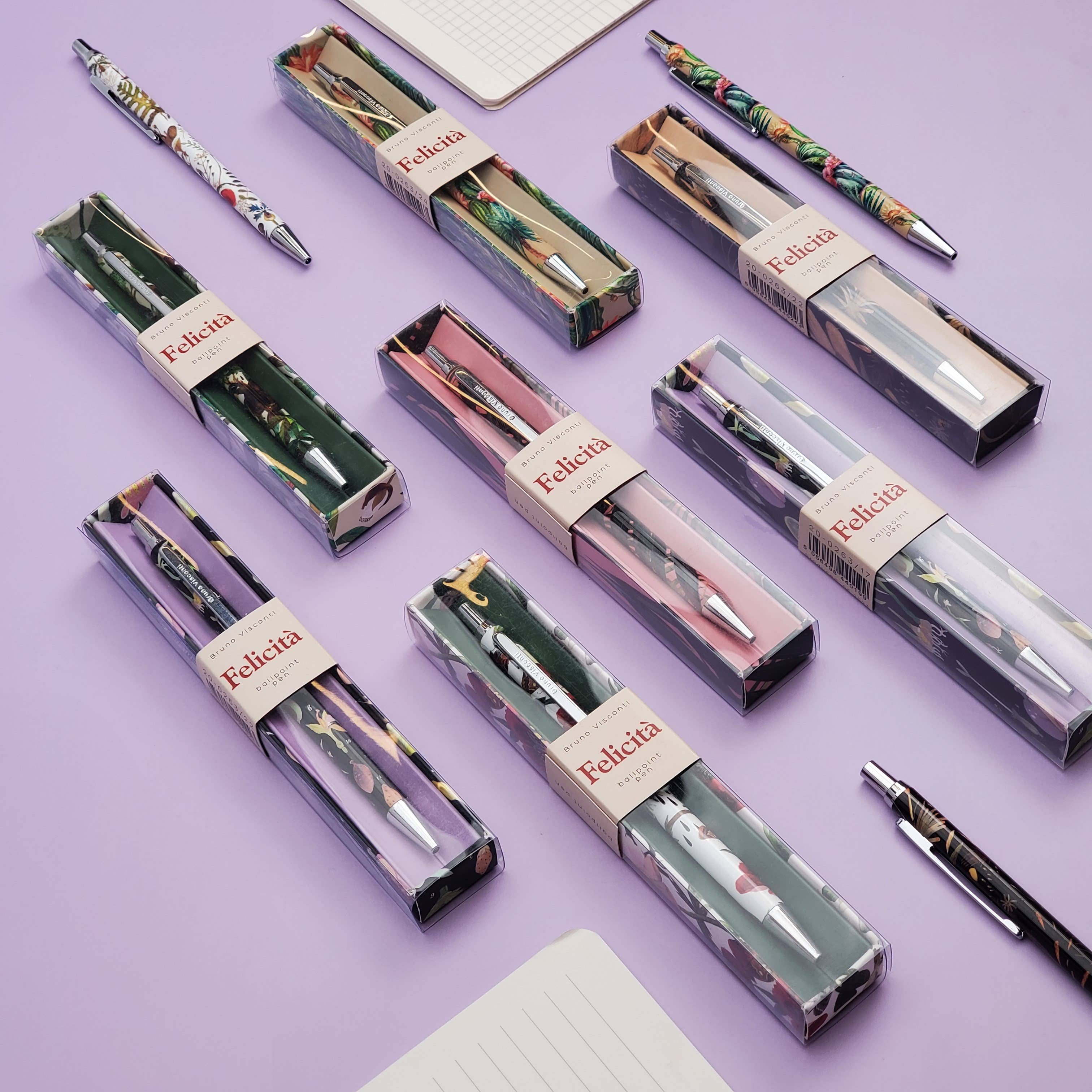 BV by Bruno Visconti - Vente Stylos - Stylo à bille Felicita Night Flowers22