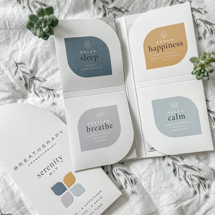 Breatherapy - Wholesale Aromatherapy inhaler - SERENITY Sampler Kit Aromatherapy Inhaler Patches5