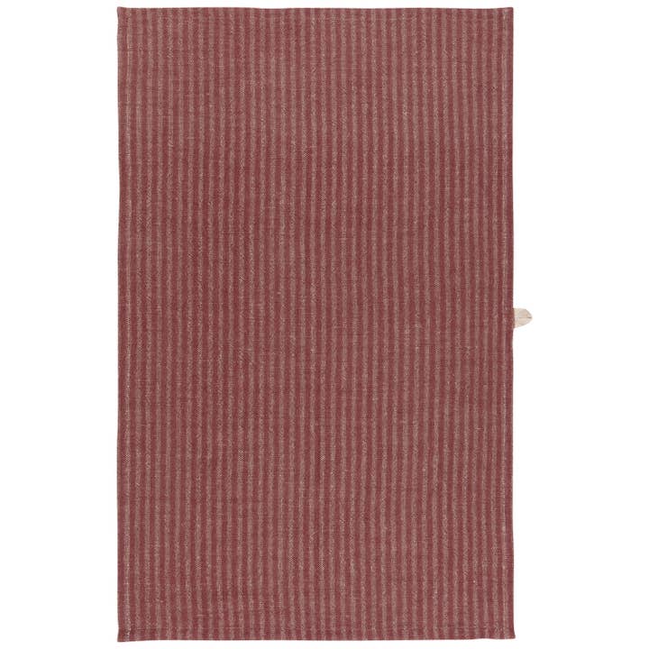 Wine Stripe Linen/Cotton Dishtowel for wholesale by Danica Heirloom