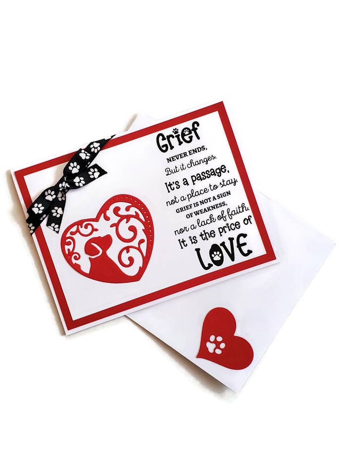 Tarjeta de simpatía del perro para venta al por mayor de Misfit Manor Shop