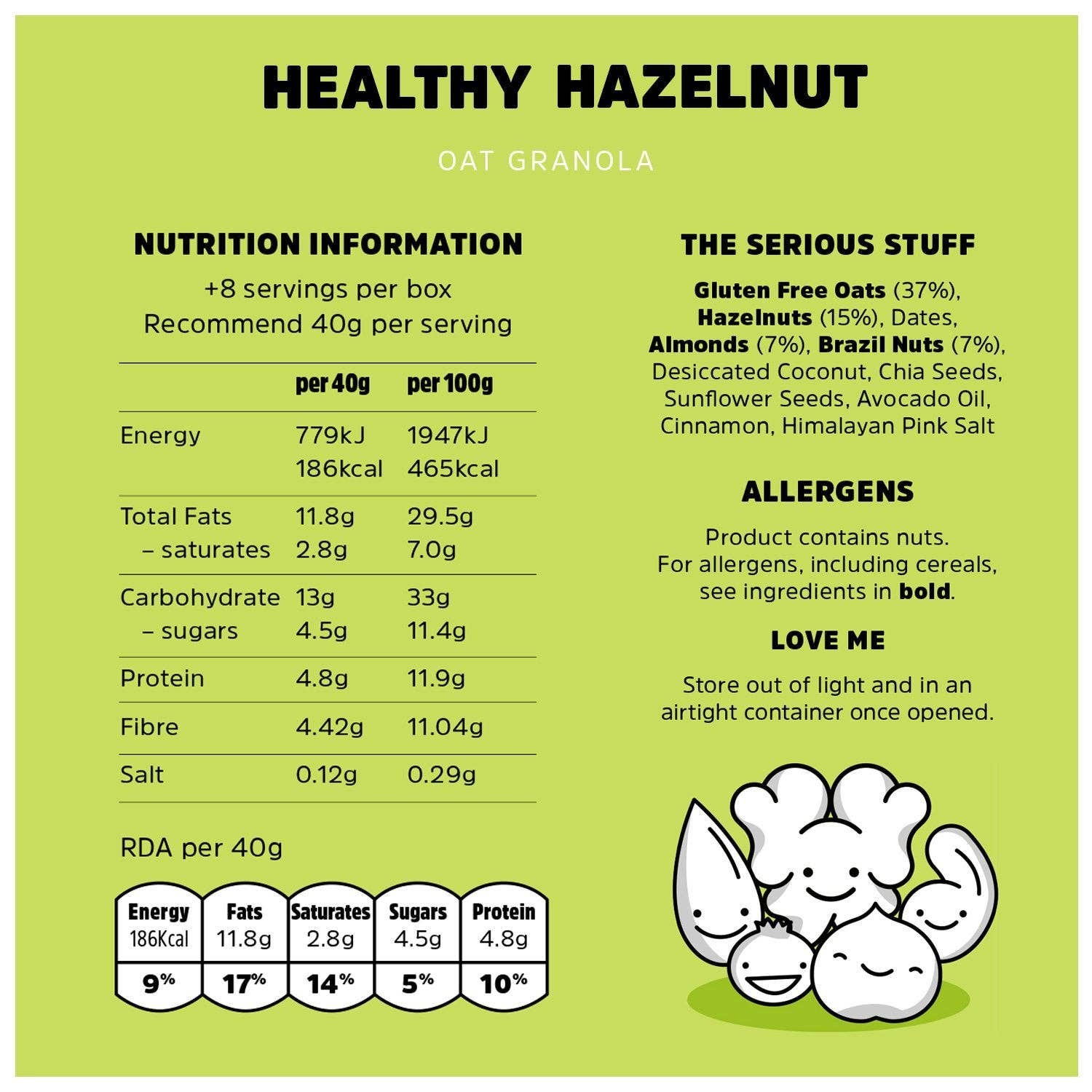Rollagranola - Vendita all'ingrosso Muesli - Muesli sano alla nocciola6