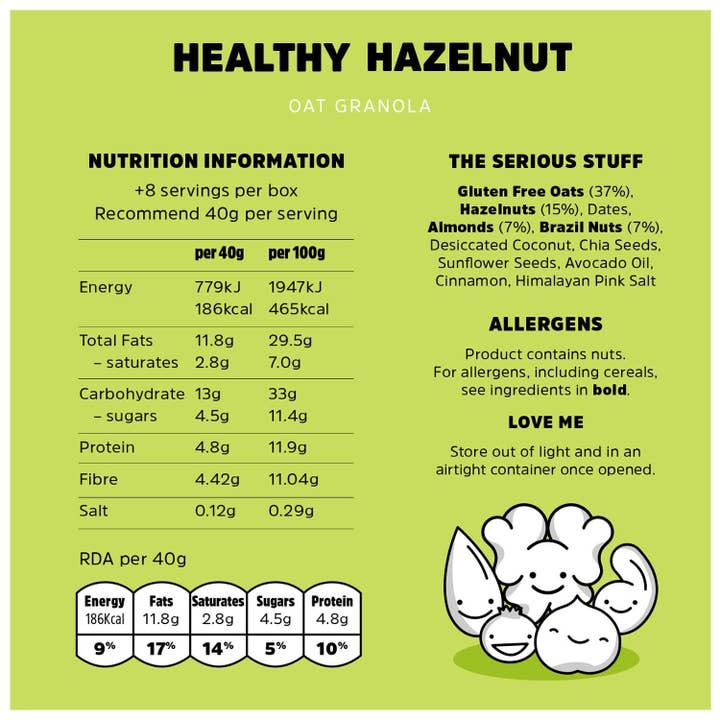 Rollagranola – wholesale Granola – Healthy Hazelnut Granola6