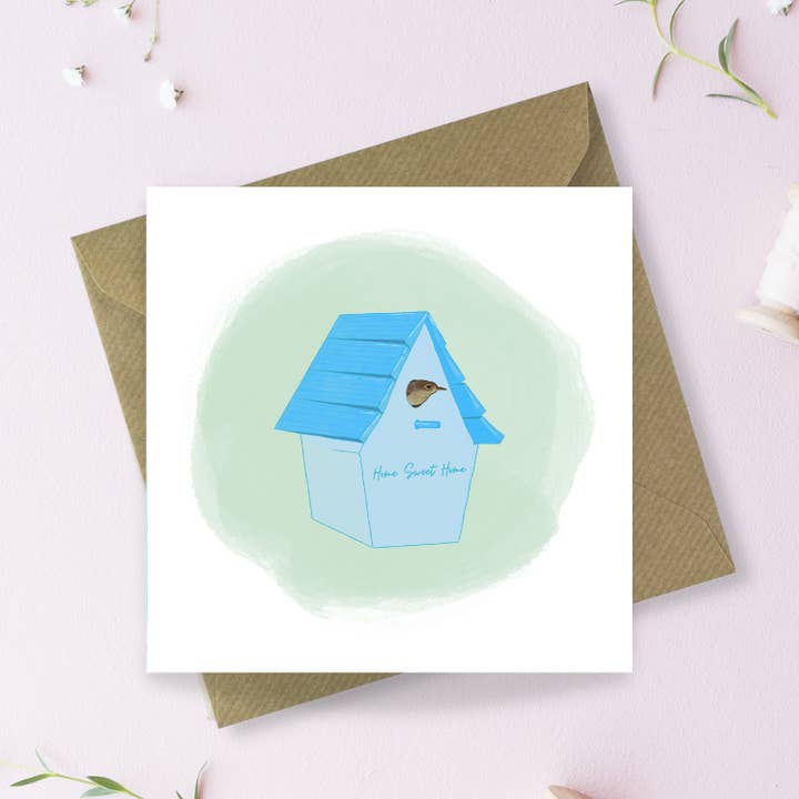 Tarjeta de felicitación Home Sweet Bird Home para venta al por mayor de Sayers Studio