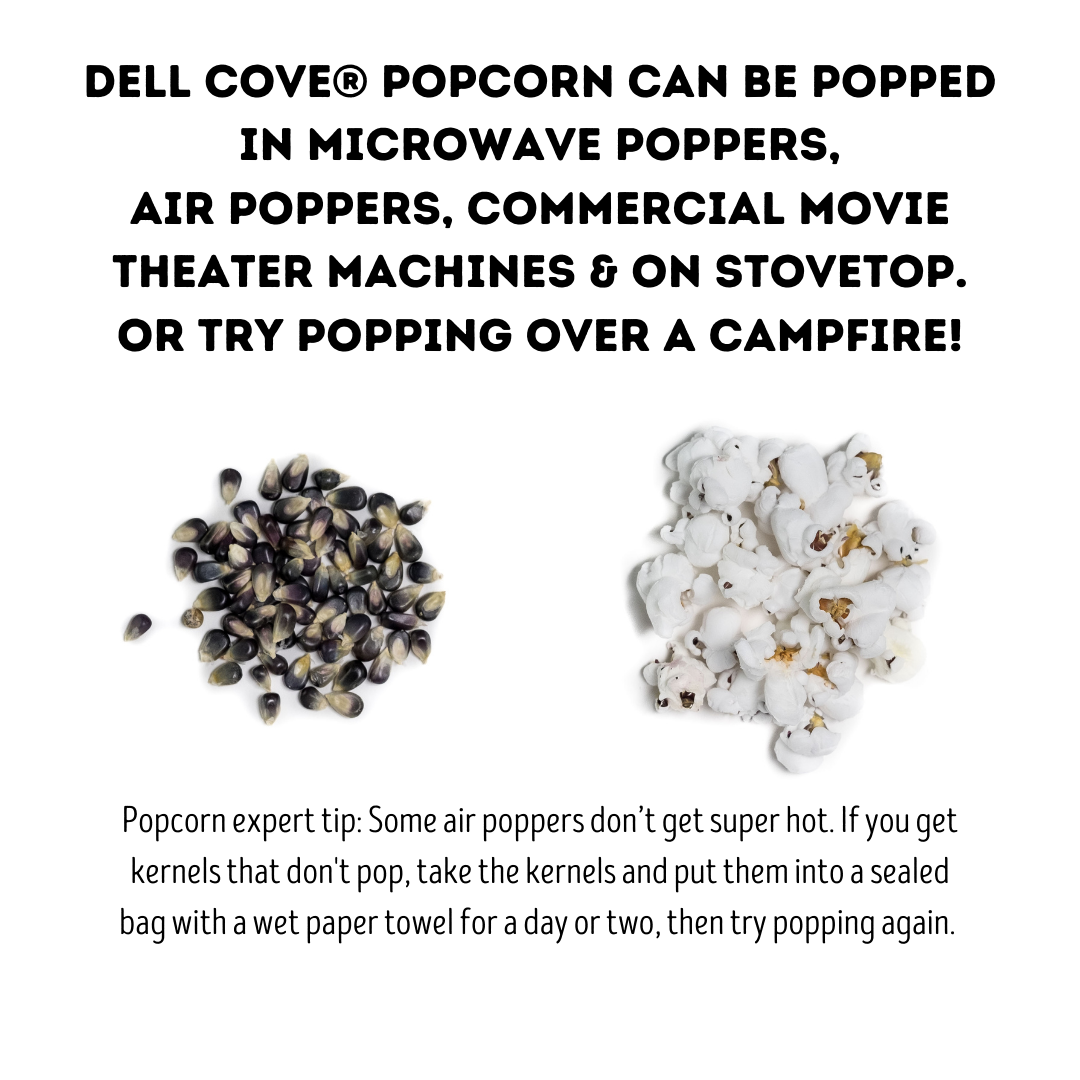 Dell Cove Spices & More Co. – wholesale Popcorn kernels – Midnight Blue Popcorn Kernels - 2 Pound Bag - Gamer Snacks3
