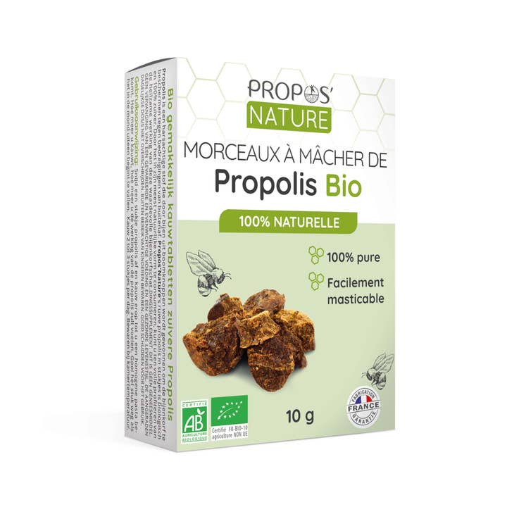 Propos'Nature - Vendita all'ingrosso Vitamine/integratori orali - Propoli Pura da Masticare Bio - Immunità - 10g