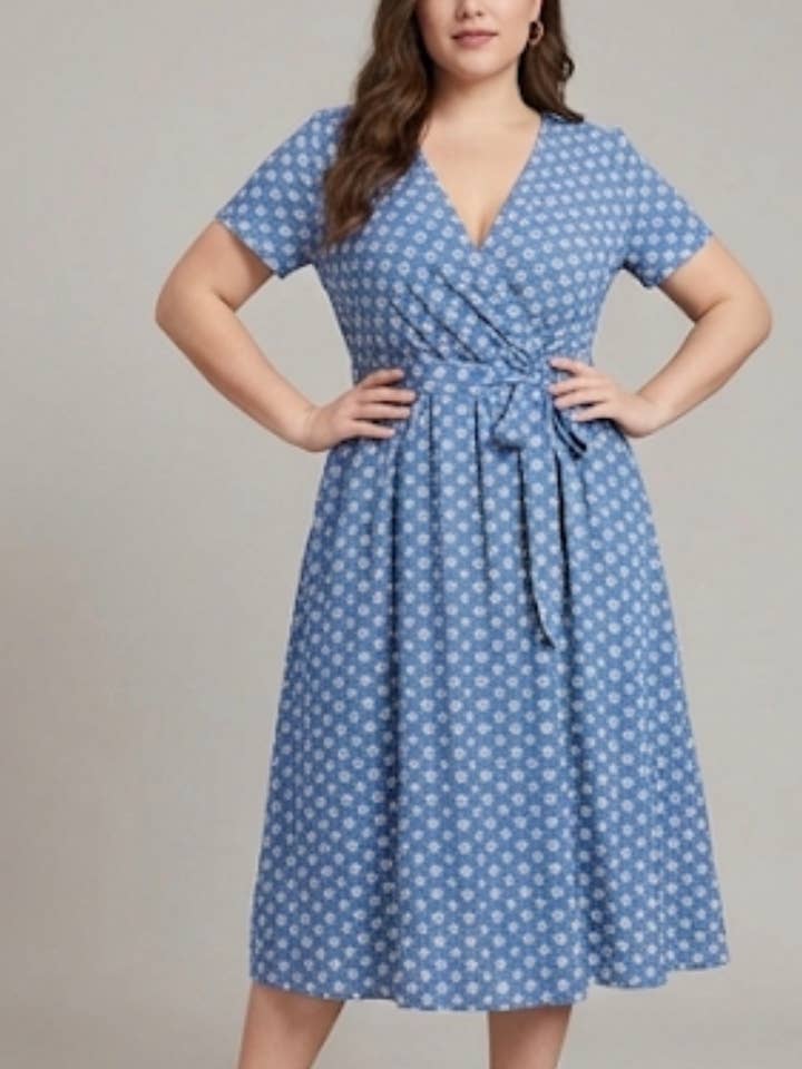 LP16641 Long dresses with short sleeves for wholesale by Lilie Rose