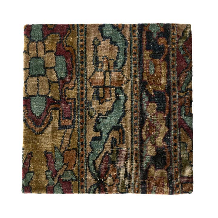 Quadro de Cortiça Decorativo Fragmento de Tapete Antigo de Kerman Arte por atacado de Old New House