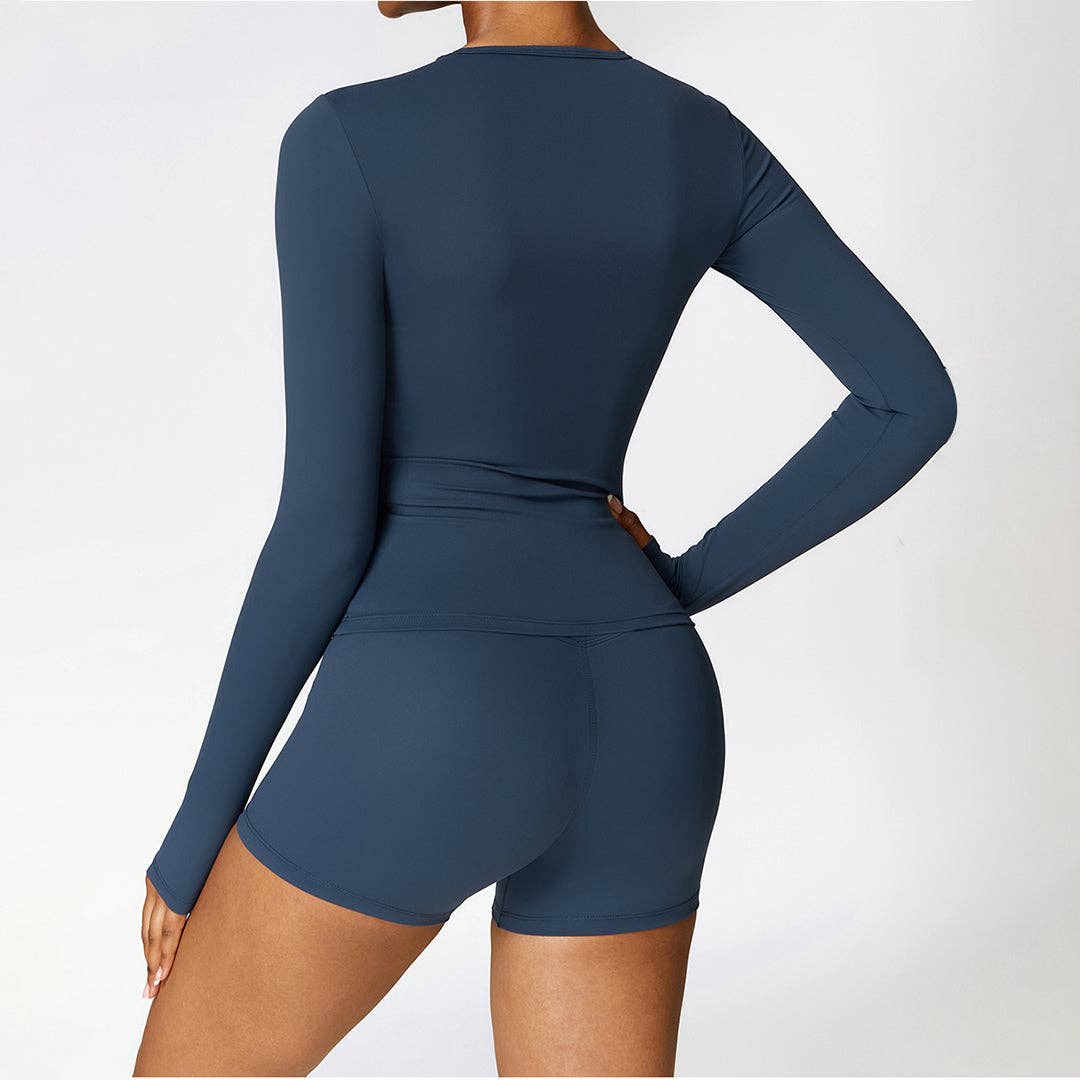 WONDERXFANS - Wholesale Athletic Top - Women's - Yoga running sports long sleeve tops7