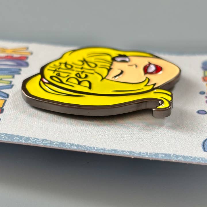 DamiAnimated - Wholesale Lapel Pin/Button - Petty Betty Enamel Pin 1.5"2