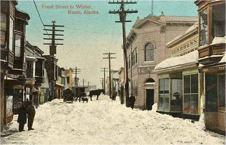 Found Image Press – Großhandel Kunstdruck – Kunstdruck AK-106 Front Street in Nome0