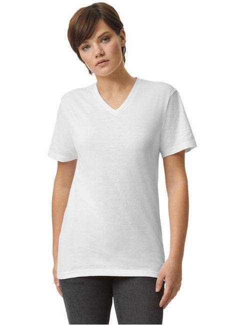DressesMax - Wholesale T-Shirt - Men's - American Apparel Unisex CVC V-Neck T-Shirt 2006CVC