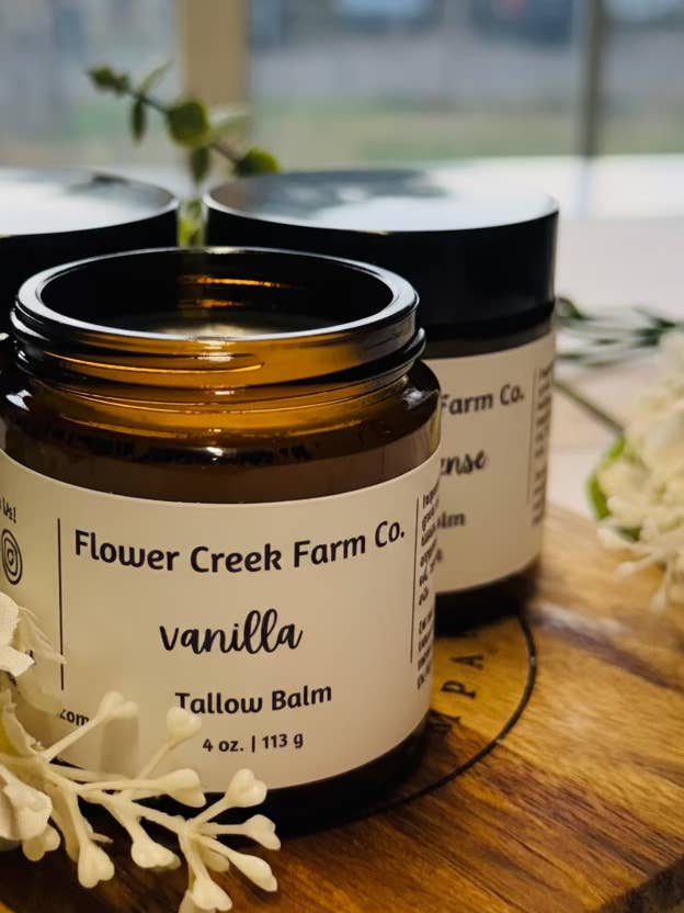 Tallow Balm | Natural head to toe moisturizer for dry skin for wholesale by Flower Creek Farm Co.