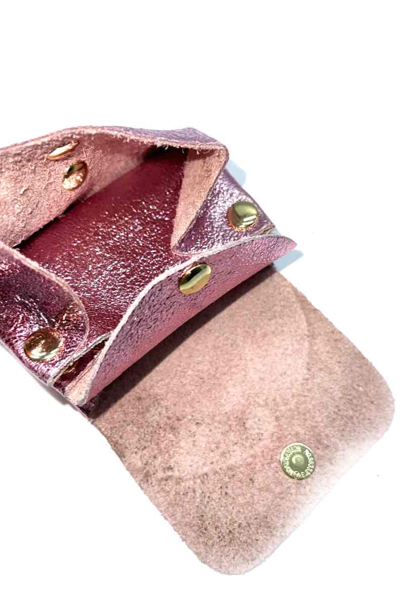 LINETA - Wholesale Card Holder - Women's - Italy leather card holder with 3 compartments5