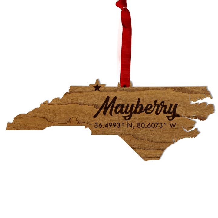 City/Hometown Ornament Mayberry NC for wholesale by LazerEdge