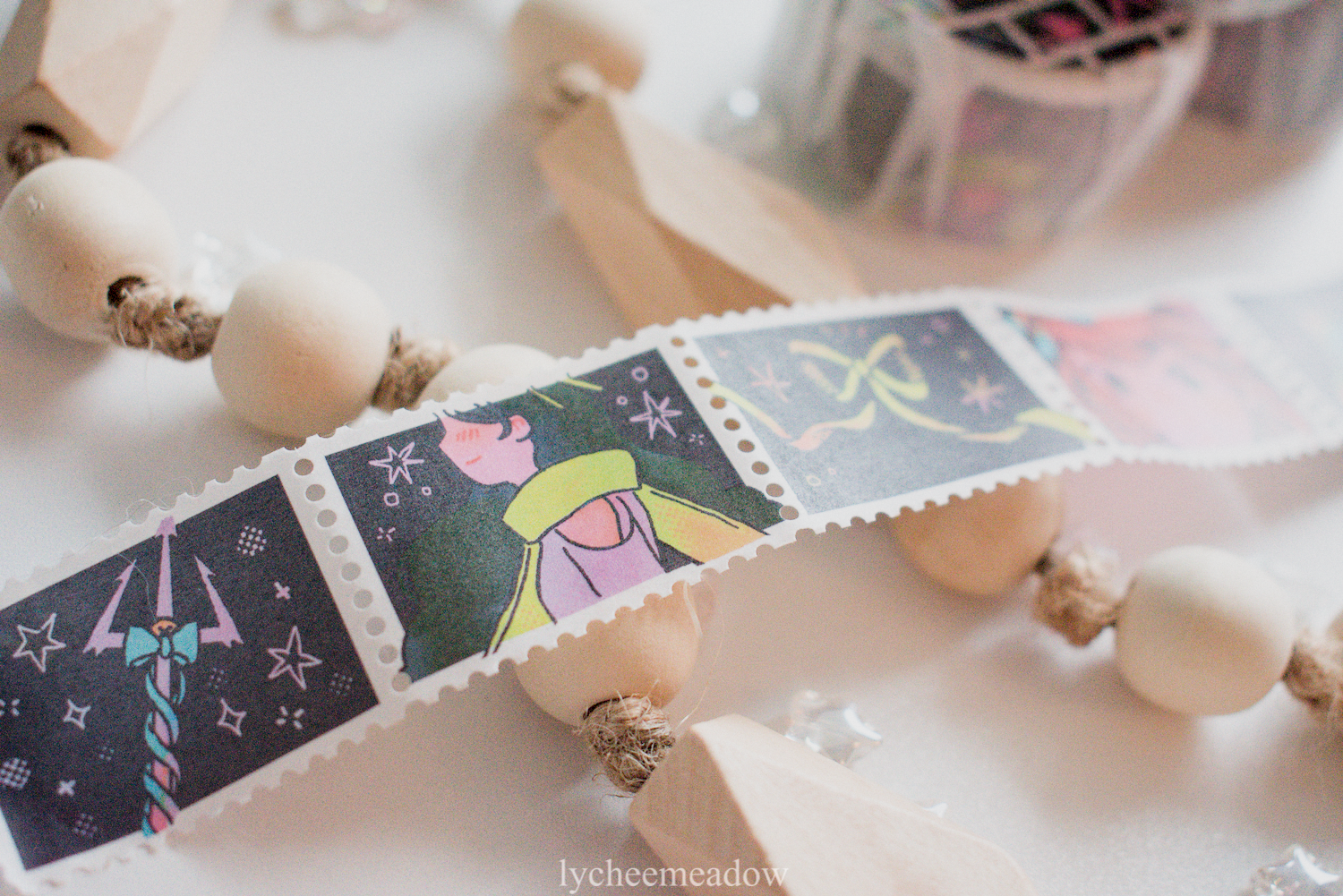 Lycheemeadow - Wholesale Washi Tape - Stamp Washi Tape (multiple designs)15