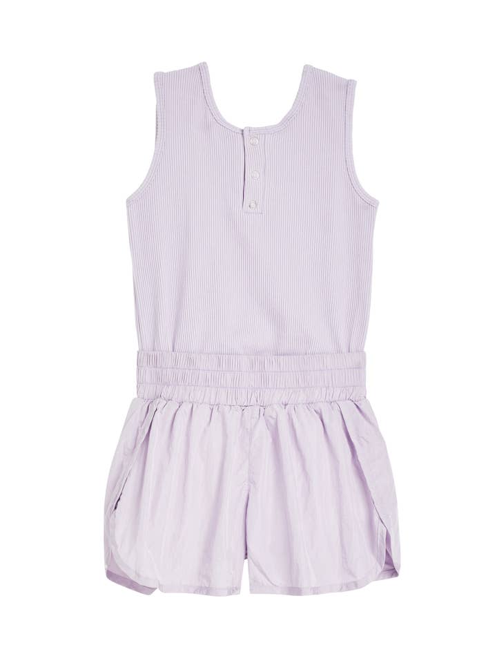 Tractr Jeans - Wholesale Romper - Kids - GIRLS-SOLID COLOR RUNNING ROMPER/2R746-K2YB