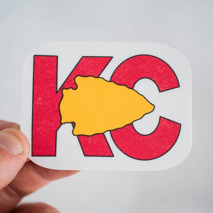 Autocollants de football de KC - Autocollant étanche KC Arrowhead pour la vente par Stellar Gifts & Goods Wholesale