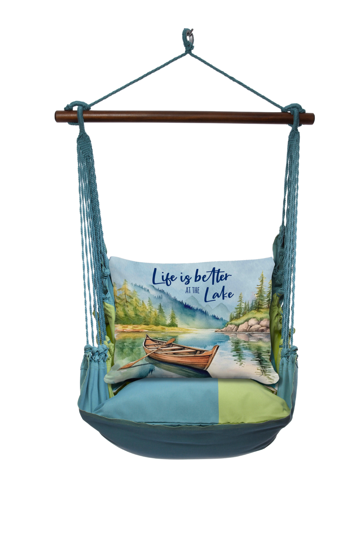 Magnolia Casual - Wholesale Swing Set - Hammock Swing 4-Piece Set indoor / outdoor - Meadow Mist1