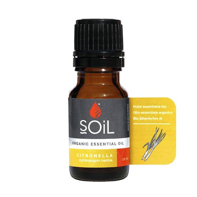 Citronella Organic Essential Oil for wholesale by SOiL Organic Aromatherapy
