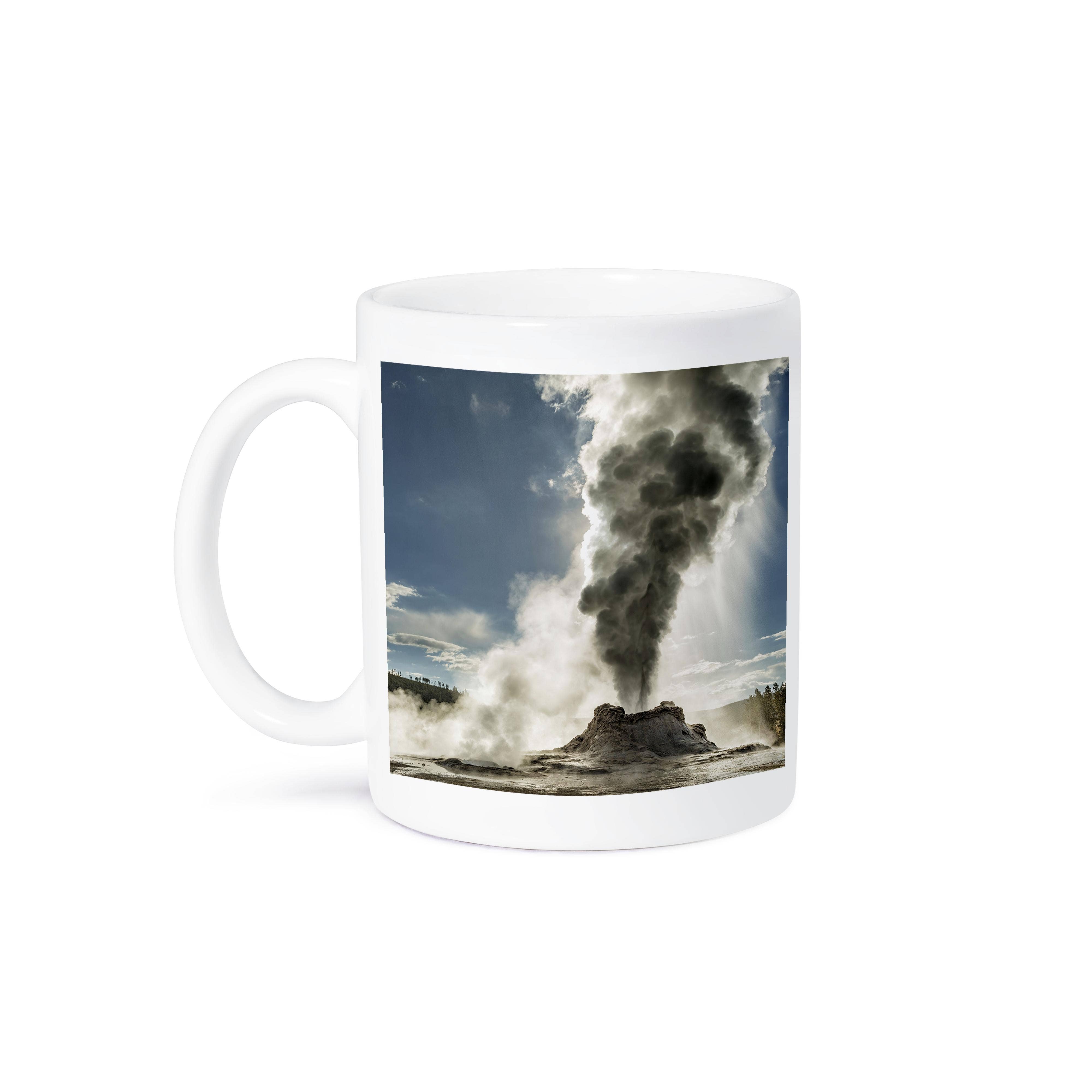 3dRose - Wholesale Coffee Mug - 3dRose, Castle Geyser erupting, Upper Geyser Basin, Yellowstone NP, Wyoming, Mug8