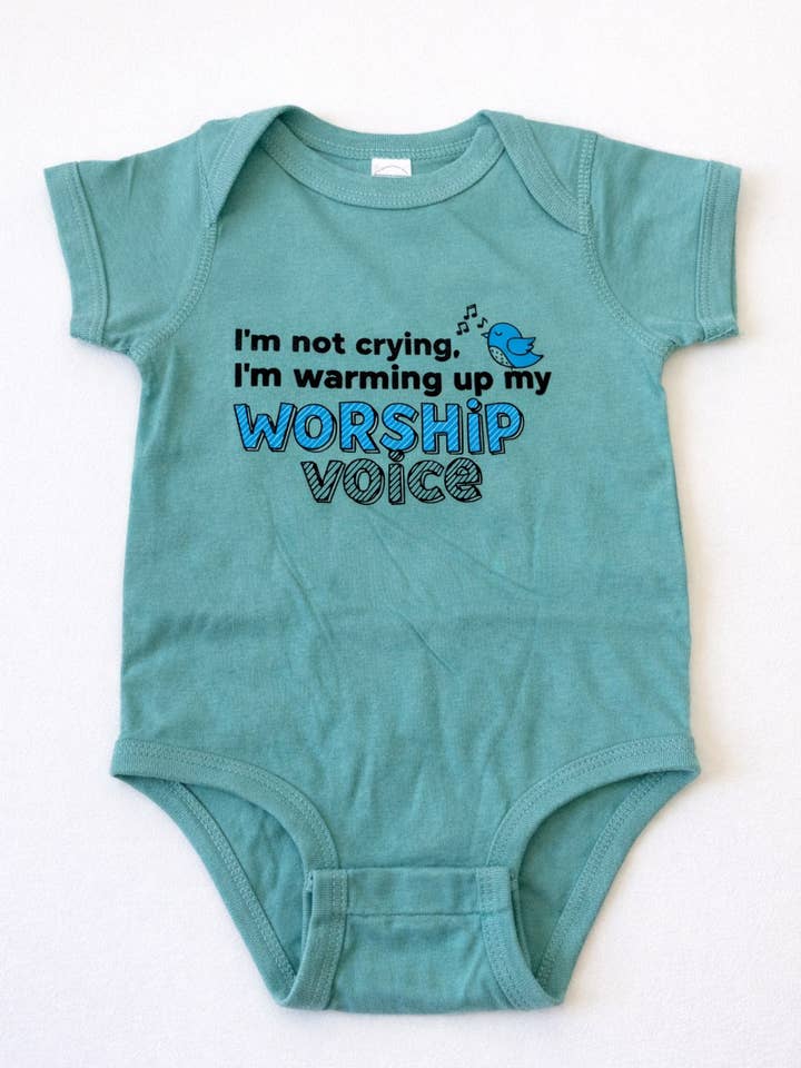 Born to Worship baby Onesie for wholesale by Declarations By Beyond The Aisle