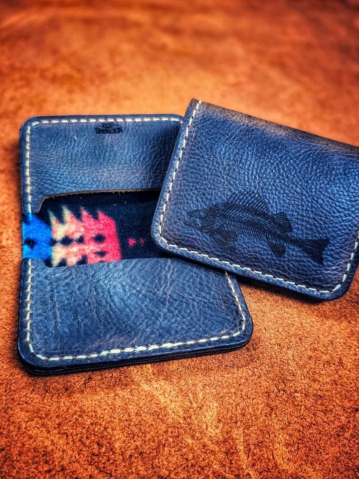 Bonefish Leather Wallet for wholesale by NDesigns Leather