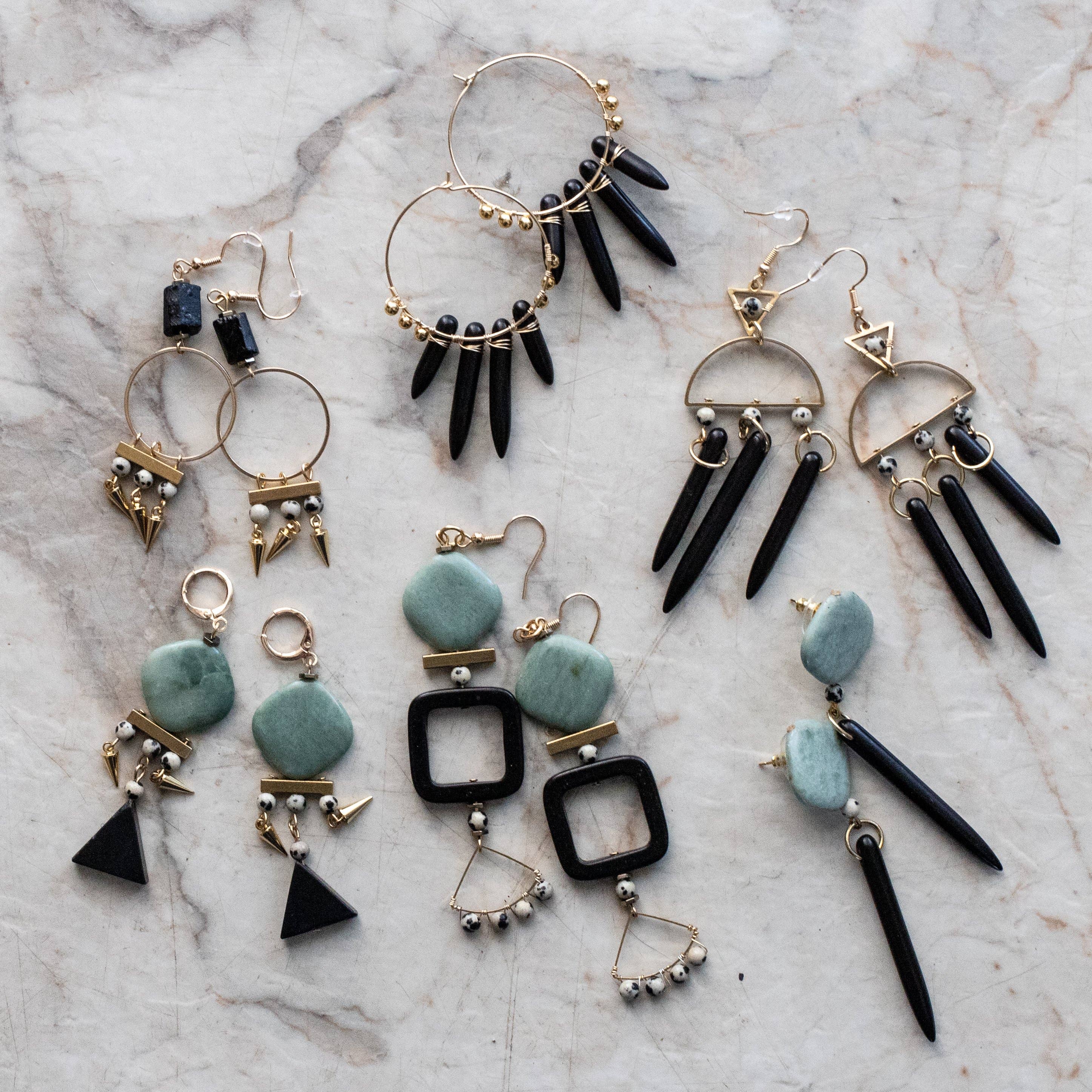 XTRA by Stacey – Brincos de argola por atacado – O brinco Meklit11