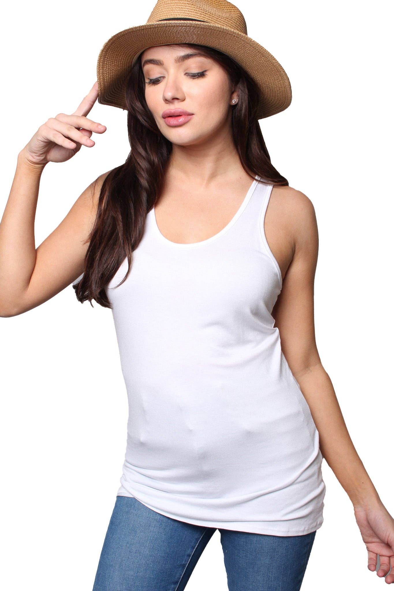 Good Stuff Apparel - Wholesale Tanktop - Dames - Mouwloze tanktop met ronde hals en racerback voor dames1