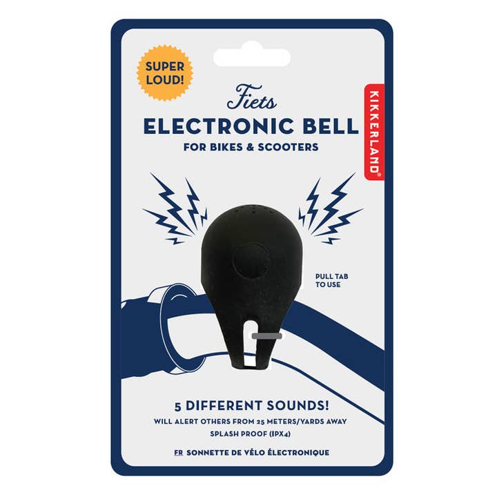 Electronic Bell for wholesale by Kikkerland Design Inc