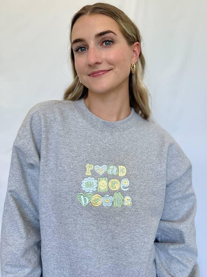 "Read More Books" Sweatshirt for wholesale by The Bookish Belle