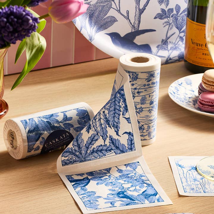 Caskata - Wholesale Disposable Napkin - Botanicals Cocktail Napkin Roll1