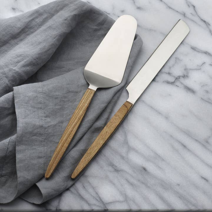 Lifetime Brands Silverwarehouse - Wholesale Serving Utensil - Towle Living Acacia Wood Pie Server
