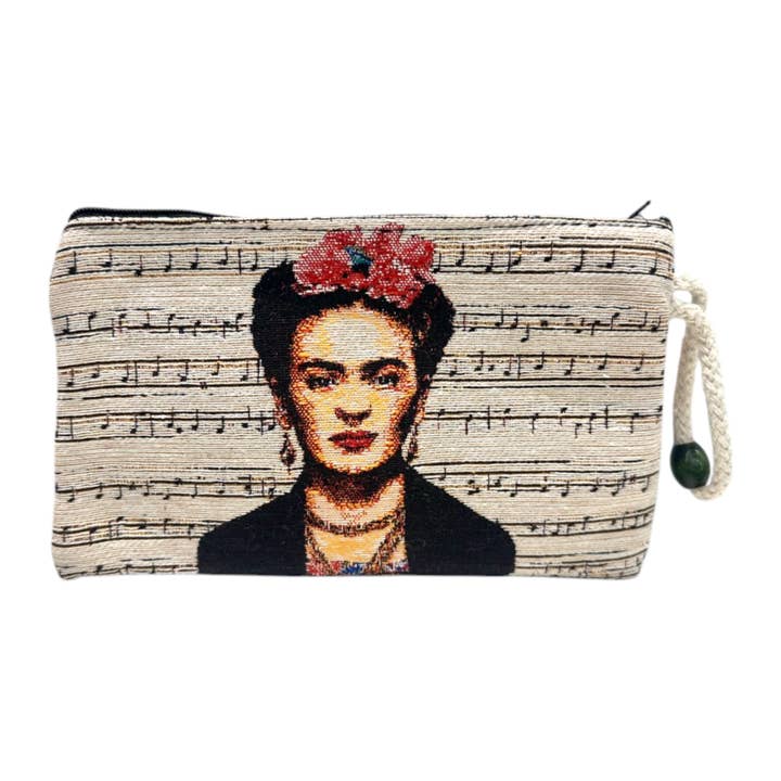 Portefeuille Motif Frida Tapisserie Authentique pour la vente par CRETE TRADING INC