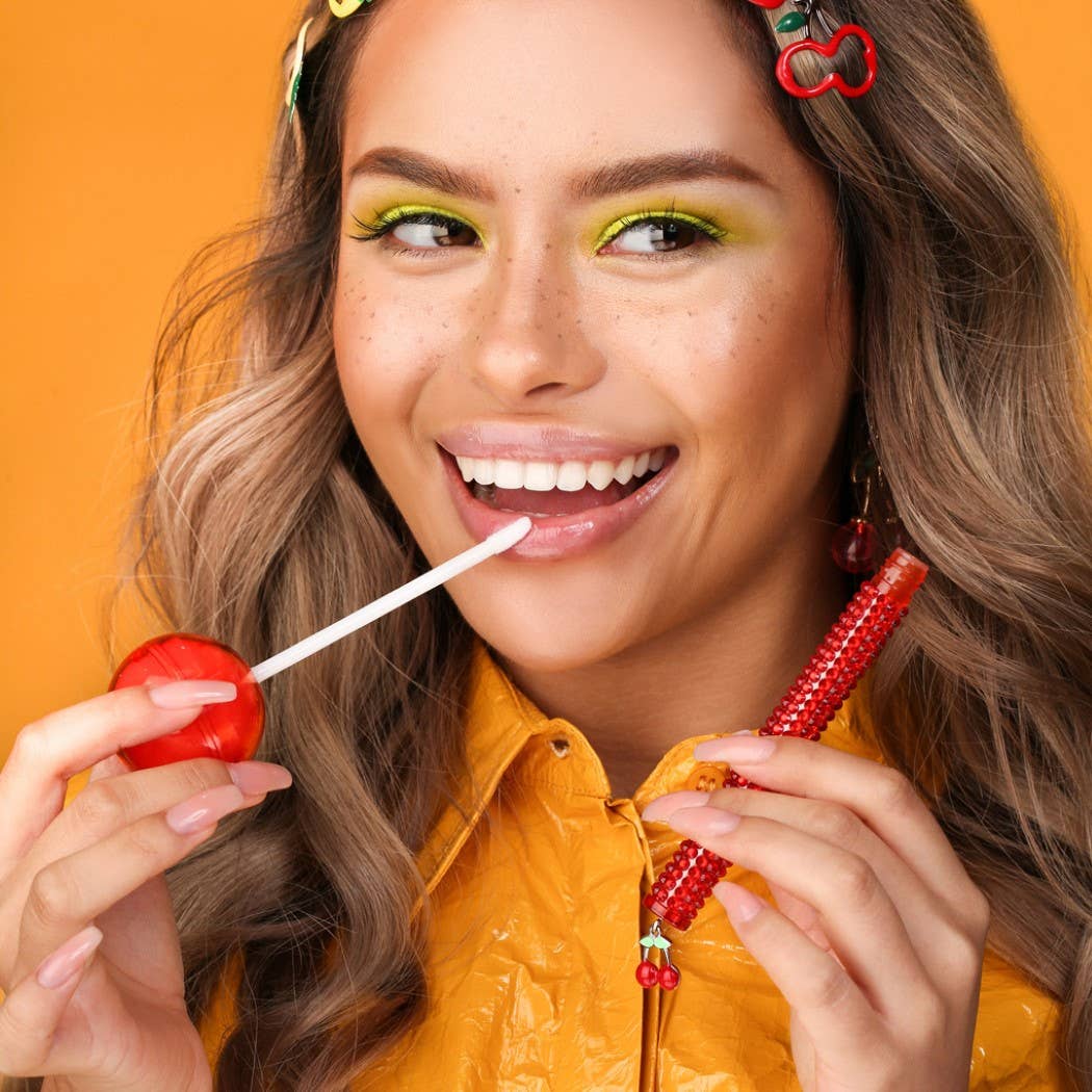 Glossy Pops - Wholesale Lip Balm - I Like you Cherry Much Glossy Pop2