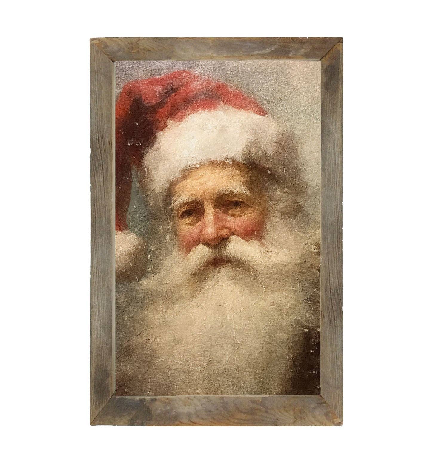 ginger blue - Vente Art mural pour les fêtes - Portrait du Père Noël 10-Vertical1