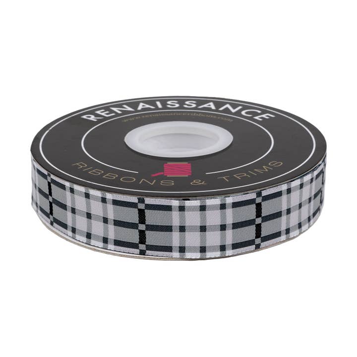 Plaid de Ferme - largeur 7/8" - Noël à la Ferme - Bobine de 15 yards pour la vente par Renaissance Ribbons