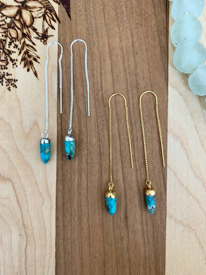 Turkos Spike Gängare för wholesale av Kaeli Farrar Jewelry Designs