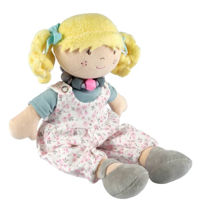 Tikiri Toys LLC - Wholesale Doll - Kids - Lucy with Friendship Bracelet in Flower Printed Outfit6