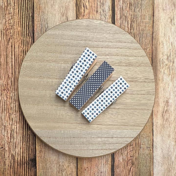 Chunky Clothespin Magnets - Blue Blueberries for wholesale by Running Blynd