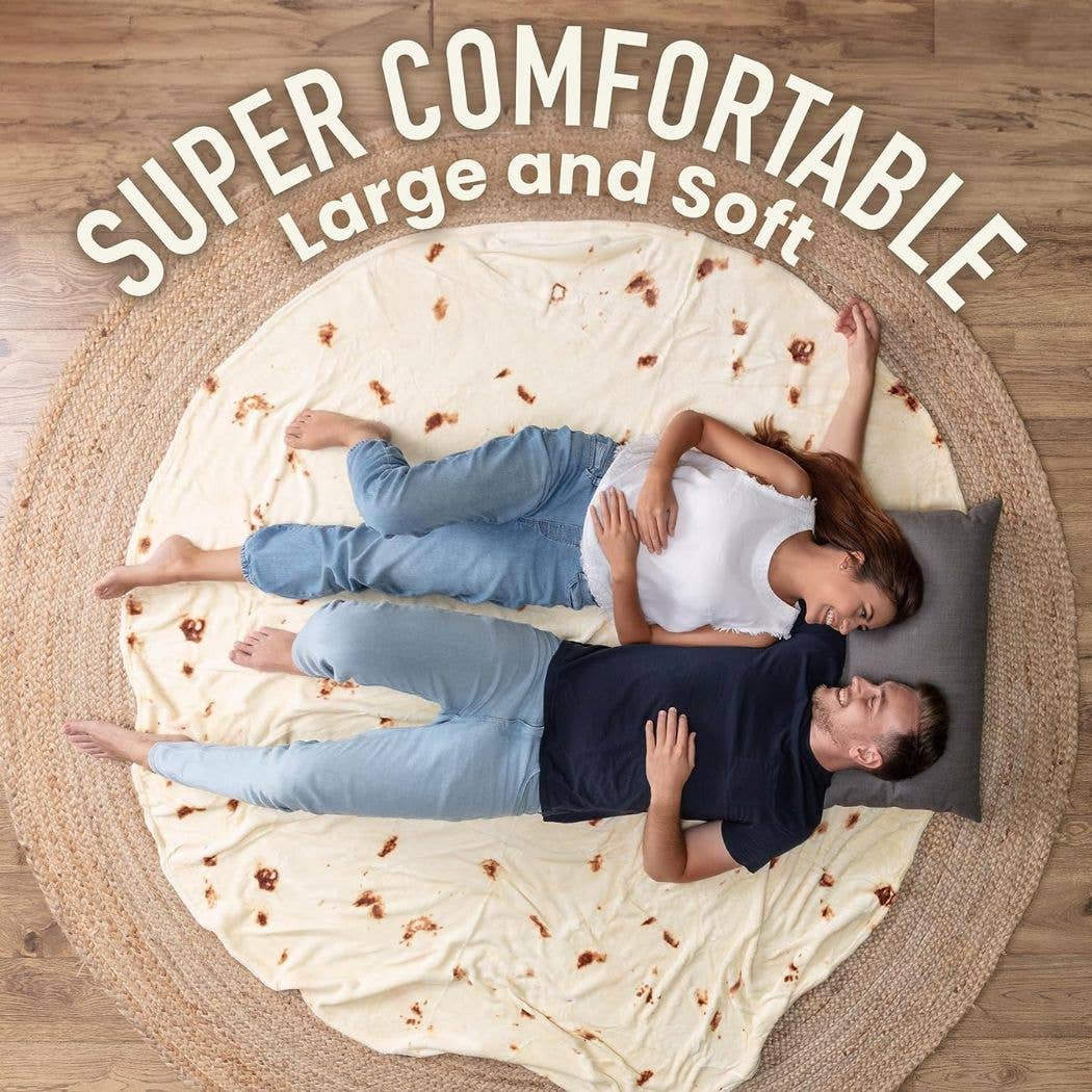 Zulay Kitchen - Vendita all'ingrosso Plaid - Coperta per burrito, motivo: tortilla con farina26