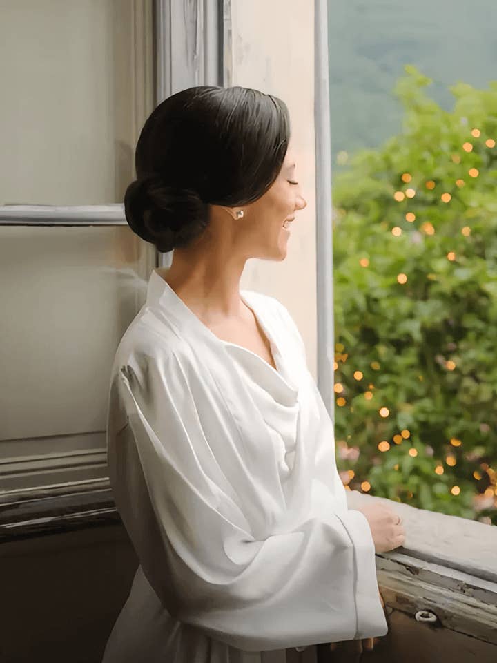 Ulivary – Großhandel Schlafanzug-Set – Damen – Elegantes Robenkleid & Pyjama-Set Braut11