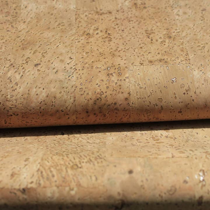 Folclore Crafts - Wholesale Craft Supplies - Cork fabric with textured natural pattern4