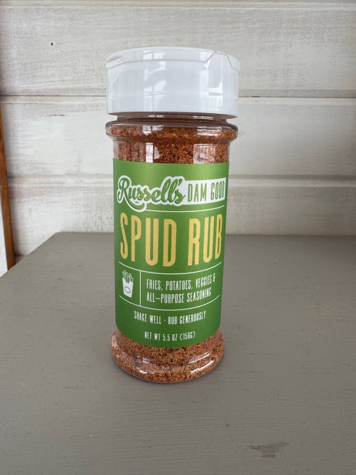 Assaisonnement de Pomme de Terre Dam Good pour la vente par Russell's BBQ