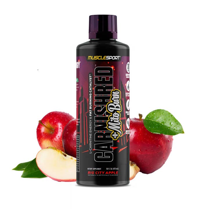 MuscleSport - Venta al por mayor Suplementos/vitaminas para beber - Líquido CarnishRed® + Mitoburn® de 16 onzas, ayuda al metabolismo sin estimular, catalizador del entrenamiento