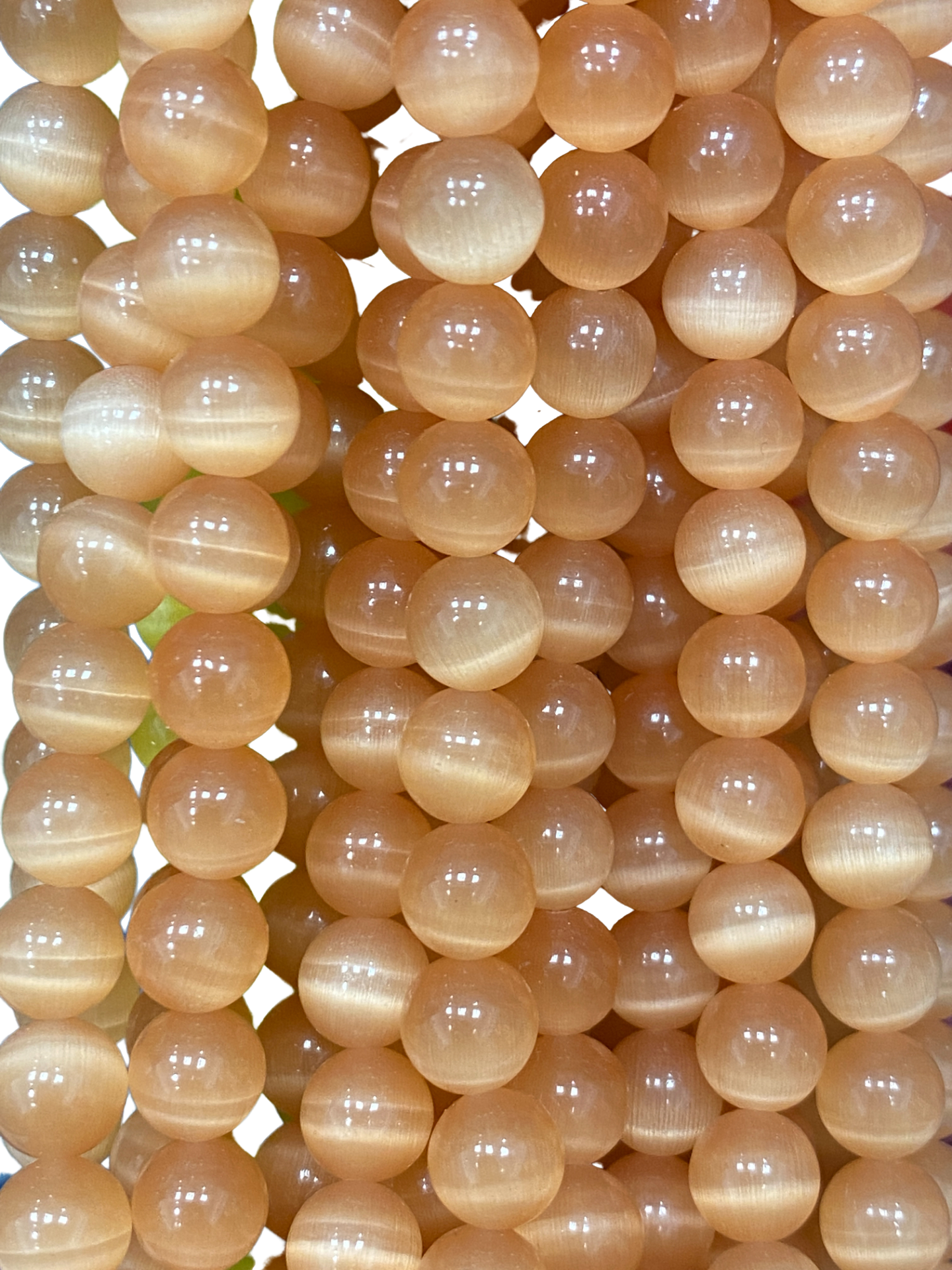 The Bead District - Vendita all'ingrosso Perline - Occhio di gatto da 8 mm, (lucido), rotondo/liscio1