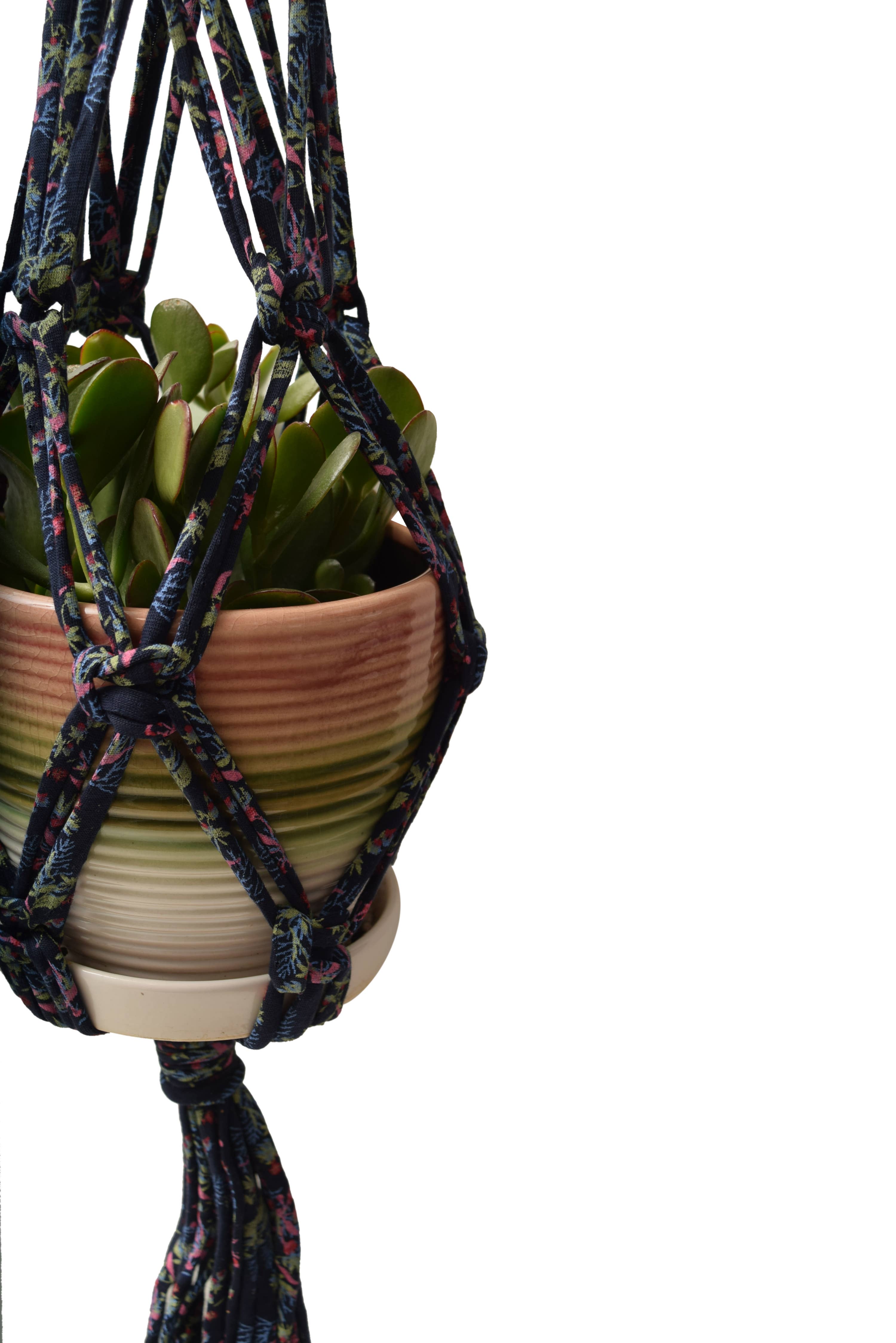 Shreds + rerope - Wholesale DIY Craft Kit - Eco DIY Macrame Plant Hanger Kit16