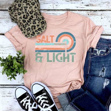 Trendy Transfers - Venta al por mayor Papel transfer para sublimación - Serigrafía de transferencia de calor con sal y luz, Mateo 5:130