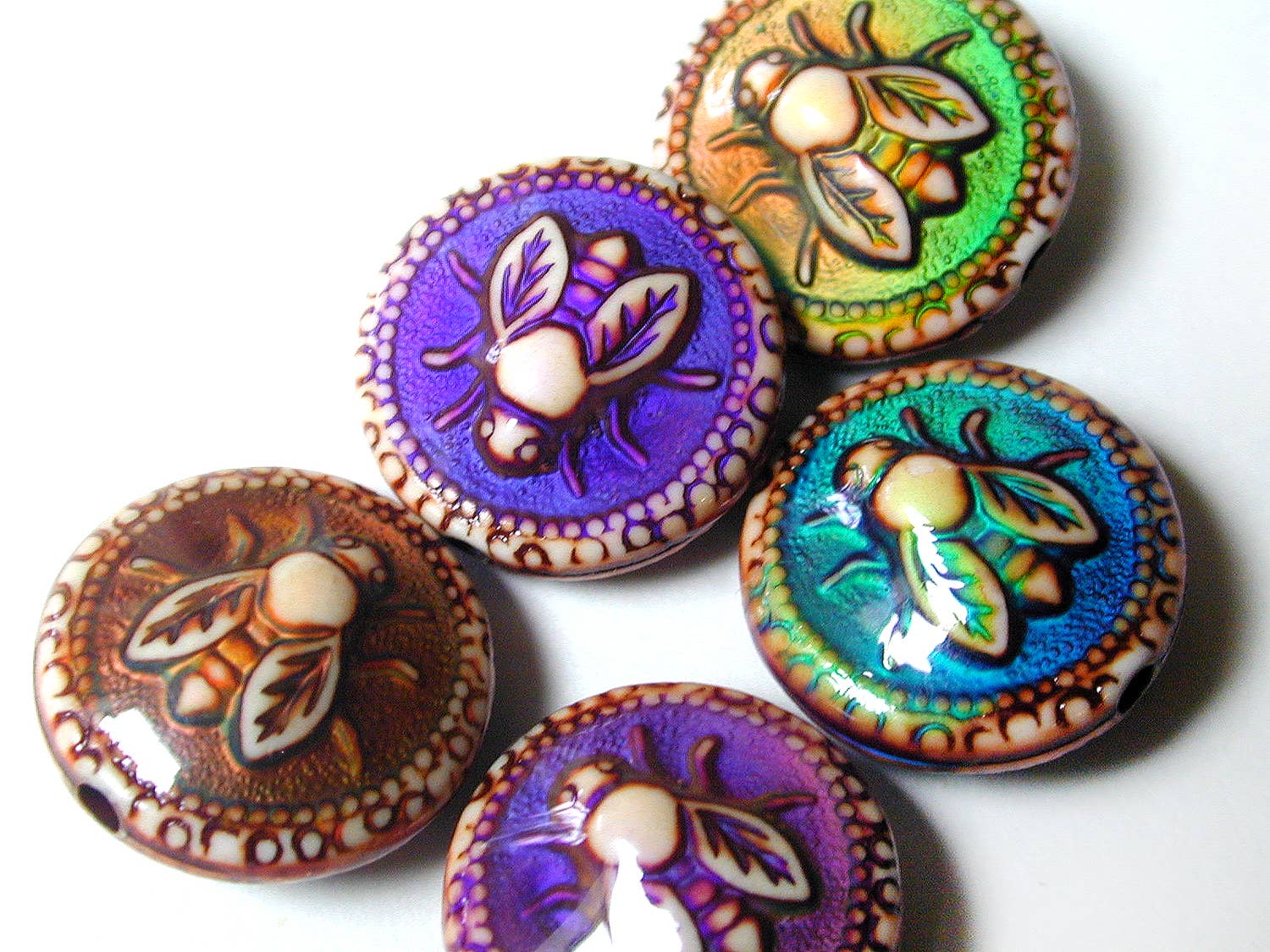 Tika – Großhandel Perlen – Mirage Beads (Polymer) - Honigbiene3